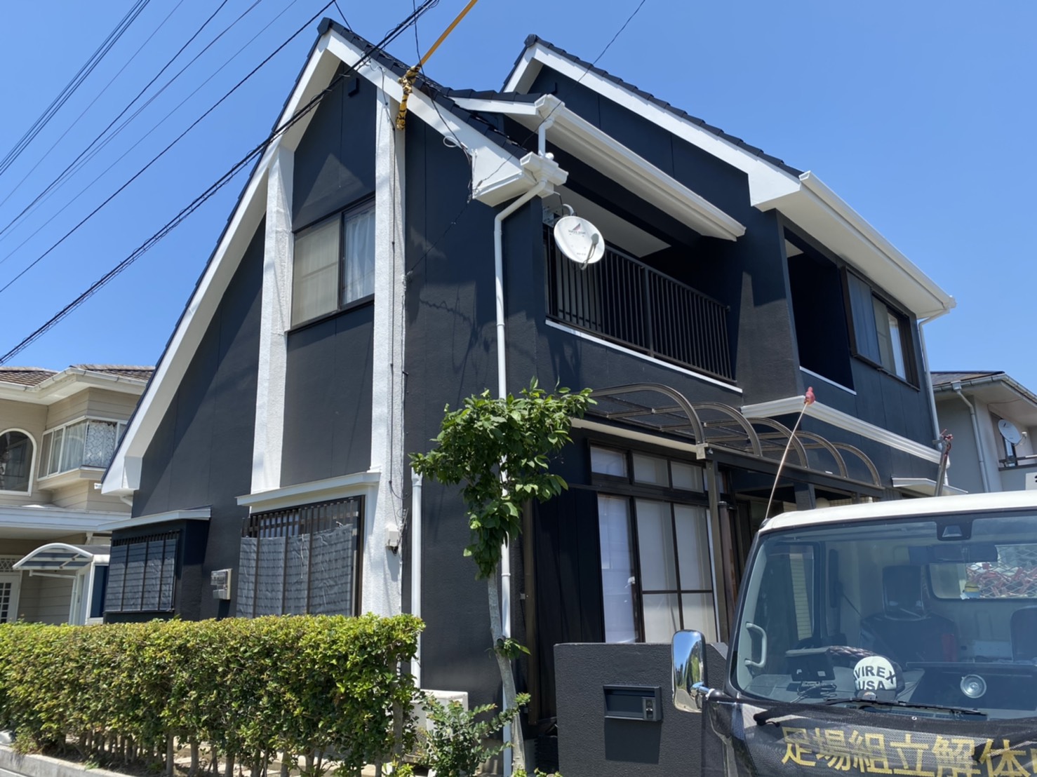 糸島市H様邸外壁屋根塗装工事